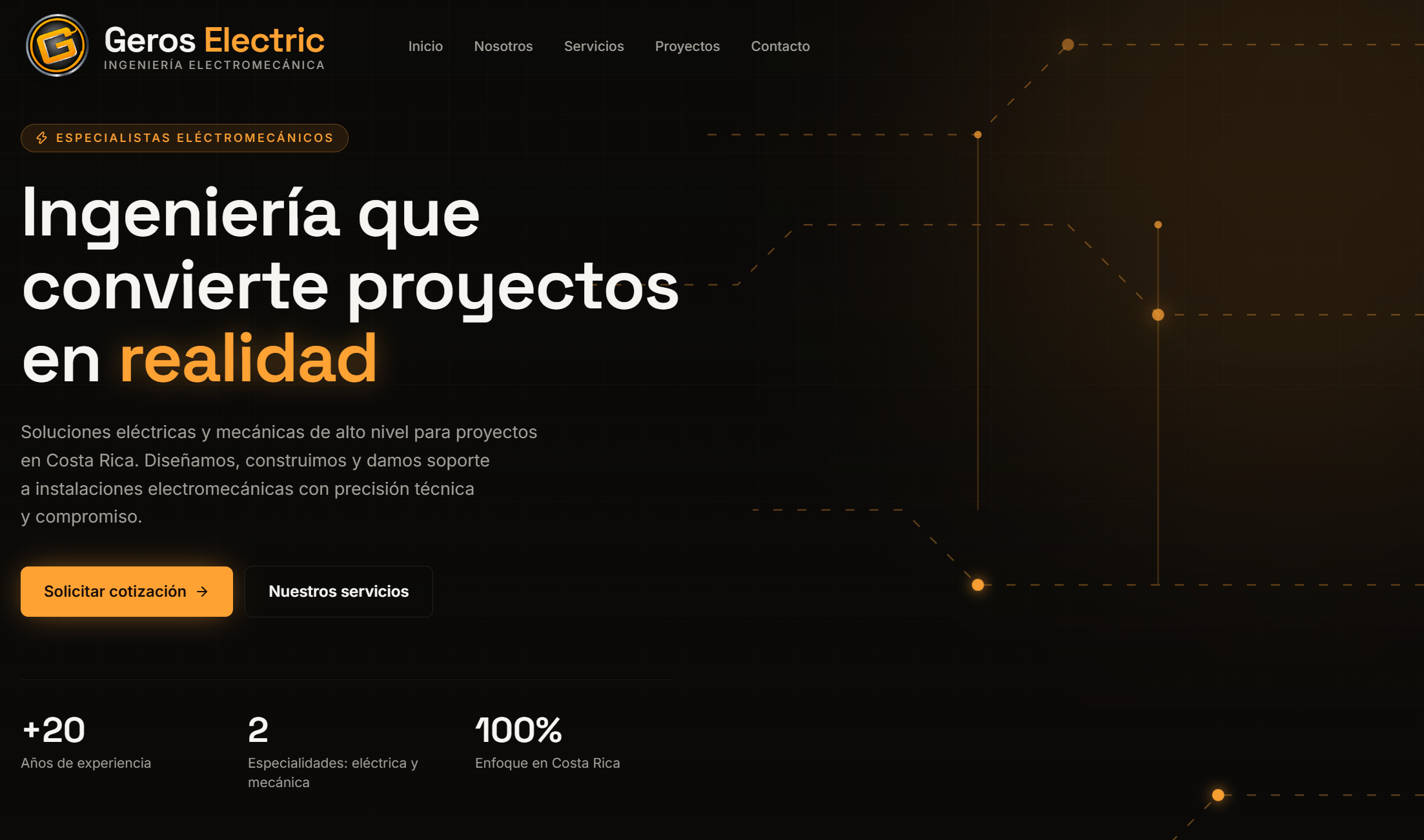 Sitio web de GEROS ELECTRIC